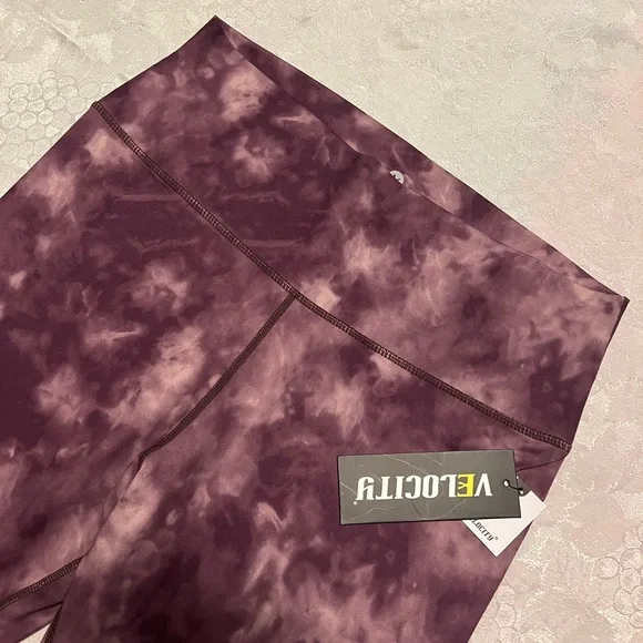 Velocity High Waist Squat Proof Ankle Length Yoga Pants For Women Size 1X - Picture 3 of 5